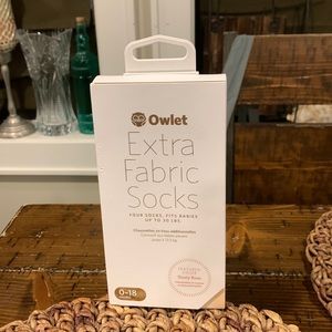Owlet Extra Fabric socks Color: Dusty Rose